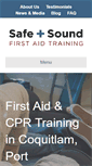 Mobile Screenshot of learnfirstaid.ca